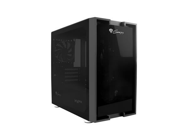 Počítačová skříň Genesis IRID 353 MICRO (USB 3.0), 2x 120mm ventilátory