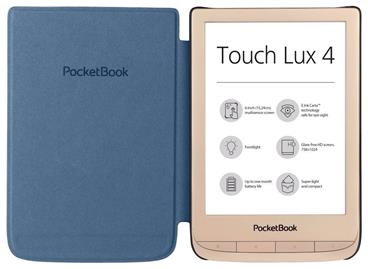 POCKETBOOK e-book reader 627 Touch Lux 4 Limited Edit./ 8GB/ 6"/ Wi-Fi/ micro USB/ čeština/ Matte gold + pouzdro ZDARMA