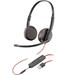 Poly Blackwire 3225 Stereo USB-A Headset (Bulk)