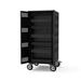 PORT CONNECT CHARGING CABINET 30 Notebooks + RACK 1xU 19’’, černý