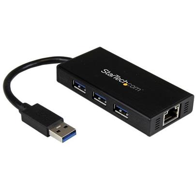 PORTABLE USB 3.0 HUB W/ GBE