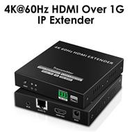 PremiumCord 4K@60Hz HDMI nekompresovaný extender na 120m přes LAN, over IP, HDR