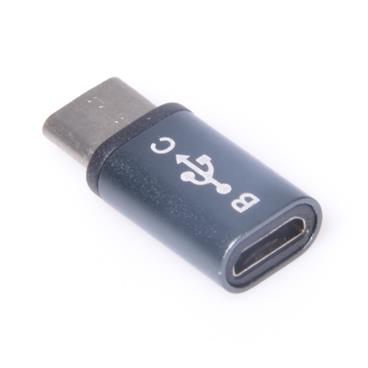 PremiumCord Adaptér USB 3.1 konektor C/male - USB 2.0 Micro-B/female, kovově modrý