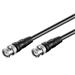 PremiumCord BNC kabel pro audio/video 75 Ohm 1m M/M