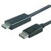 PremiumCord DisplayPort 1.2 na HDMI 2.0 kabel pro rozlišení 4Kx2K@60Hz, 3m