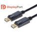 PremiumCord DisplayPort 1.2 přípojný kabel M/M, zlacené konektory, 1m