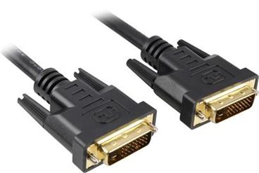 PremiumCord DVI-D M/M,dual-link,DVI(24+1),2x stíněný, zlacené konektory, 10m