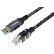 PremiumCord Ethernetový kabel USB3.2 -> LAN RJ45 10/100/1000 MBIT 1m