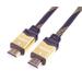 PremiumCord HDMI 2.0 High Speed + Ethernet kabel HQ, zlacené konektory, 0,5m