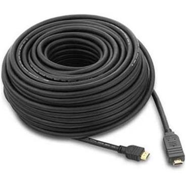 PremiumCord HDMI High Speed with Ether. kabel se zesilovačem,25m, AWG24, 3x stínění, M/M, zlacené konektory, černý