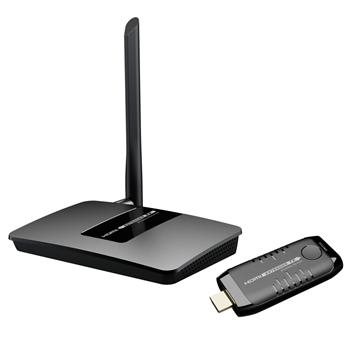 PremiumCord HDMI Wireless extender na 20m, umožňující přepínat až 10 vysílacích zařízení
