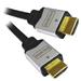 PremiumCord kabel HDMI M/M, zlac.a kovové HQ, 1m