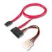 PremiumCord kabel SATA datový + napájecí 0.5m