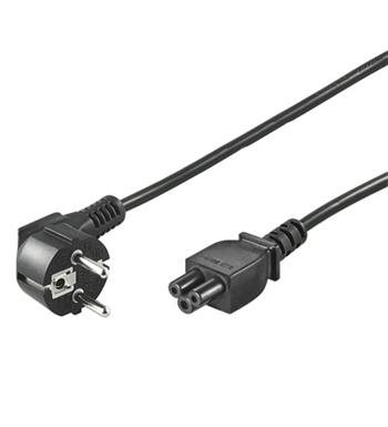 PremiumCord Kabel síťový 230V k notebooku 2m, trojlístek "Mickey Mouse"