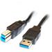 PremiumCord Kabel USB 3.0 Super-speed 5Gbps A-B, 9pin, 1m