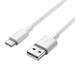 PremiumCord Kabel USB 3.1 C/M - USB 2.0 A/M, rychlé nabíjení proudem 3A, 10cm, bílý