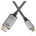 PremiumCord kabel USB-C na HDMI 2m rozlišení obrazu 8K@60Hz,4K@144Hz Aluminium