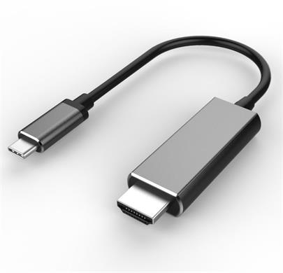 PREMIUMCORD Kabel USB3.1 typ-C na HDMI, 1,8m rozlišení obrazu 4K*2K@60Hz Aluminium