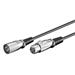 PremiumCord Kabel XLR-XLR M/F 6m