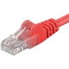 PremiumCord Patch kabel UTP RJ45-RJ45 level 5e 1,5m červená