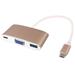 PremiumCord Převodník USB3.1 na VGA + USB3.0 + PD ( USB Power Delivery )