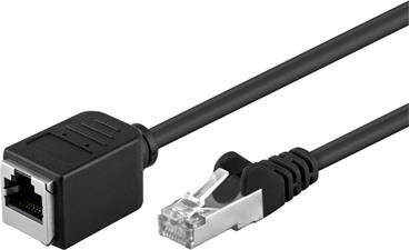 PremiumCord Prodlužovací Patch kabel F/UTP RJ45-RJ45 M/F 10m