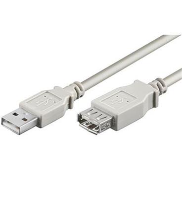 PremiumCord USB 2.0 kabel prodlužovací, A-A, 0,5m