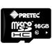 Pretec 16 GB microSDHC class 10 + adaptér na SD