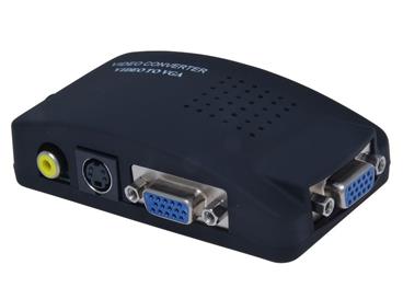 Převodník kompozitního signálu s-video/cinch na VGA signál (DB15F)