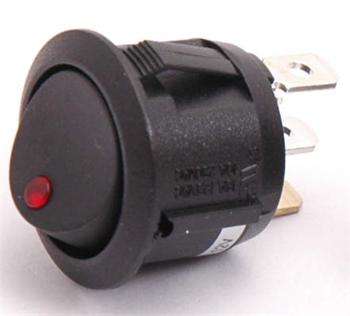PRIMECOOLER LED Rocker Switch Round Red