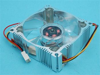 PRIMECOOLER PC-AS8025L12-4BL ALUMINIUM SILVER 4 BLUE LED
