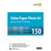 PRINT IT Value Paper Photo A4 Glossy (297x210mm), 150g/m2, (100pack)
