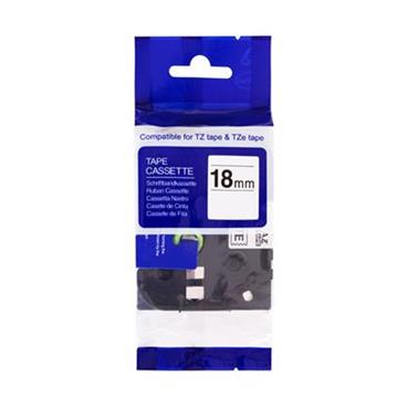 Printline kompatibilní páska s Brother TZE-S241, TZ-S241, 18mm, černý tisk/bílý podklad, extr. adh.