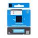 PRINTLINE kompatibilní páska s DYMO 53721, S0721010, 24mm, 7m, bílý tisk/černý podklad, D1