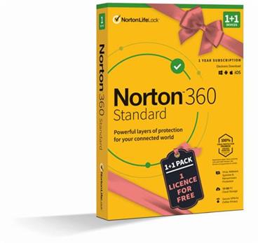 PROMO NORTON 360 STANDARD 10GB CZ 1uživ. 1 zařízení 1 rok 1+1 ZDARMA_SK box