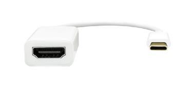 ProXtend adaptér/redukce USB-C na HDMI 4K (F) adaptér SLIM 20cm bílý