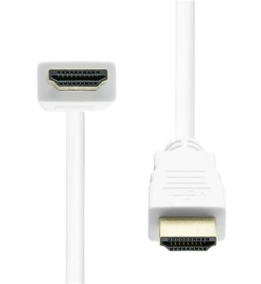 ProXtend kabel HDMI/HDMI 4K@30Hz, HDR, Ethernet, HDCP 2.2, ARC,zlacené konektory, 1m bílý - ZÁRUKA 5 LET