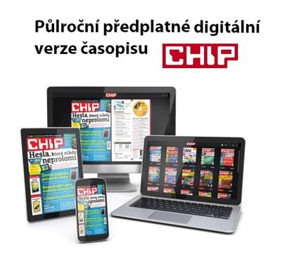 Půlroční předplatné digitální verze časopisu CHIP