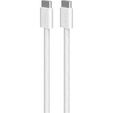 PURO Fabrik 2.0 USB-C/USB-C kabel (240W) 2 m, bílý