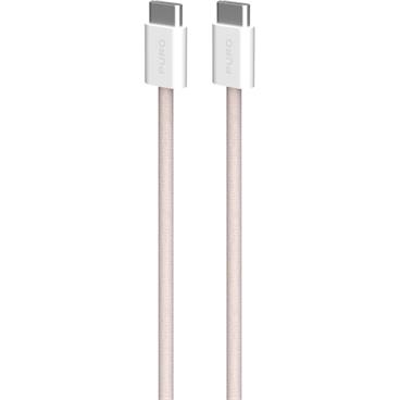 PURO Fabrik 2.0 USB-C/USB-C kabel (60W) 1,5 m, růžový