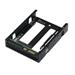 QNAP 3.5" SATA to dual 2.5" SATA drive adapter, up to 9.5mm 2.5" drive height support, hardware RAID 0/1, JBOD, Individual disk m