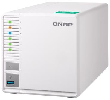 QNAP Home TS-328, 3-bay, Tower, ARM 1.4 GHz Quad Core, 1GB DDR3, 1 x GbE