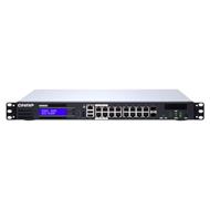 QNAP QGD-1600P: 16 1GbE PoE ports with 2 RJ45 and SFP+ combo port. (Support 4 IEEE 803.3bt PoE ++ ports, each port can supply 60W