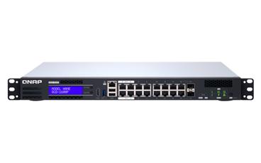 QNAP QGD-1600P: 16 1GbE PoE ports with 2 RJ45 and SFP+ combo port. (Support 4 IEEE 803.3bt PoE ++ ports, each port can supply up