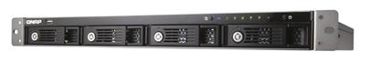 QNAP TS-420U TurboNAS server s iSCSI a RAID, GB DDR3, pro 4x3,5/2.5" SATA HDD (USB2+USB3 +2x eSATA+2xGLAN datové úložiště)