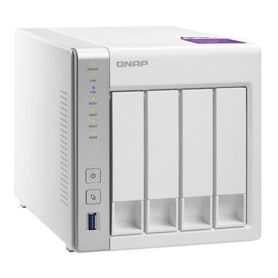 QNAP TS-431P Turbo NAS Server, 1,7 GHz DC/1GB DDR3/4x HDD/2xGL/USB 3.0/R0,1,5,6/iSCSI