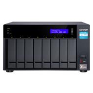 QNAP TVS-872X-i3-8G 8-bay, Intel Core i3 4C, 8GB DDR4, M.2 PCIe x2, 10GBASE-T x1, 1 GbE x2, PCIe slot x2, HDMI, 250W PSU