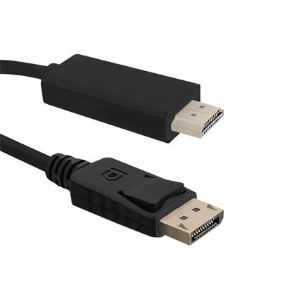Qoltec Cable DisplayPort v1.1 male | HDMI male | 1080p | 3m