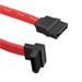 Qoltec SATA cable S - R/A 50cm