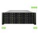 QSAN XCubeNAS XN8024R - Unified Storage 4U (ZFS) 24×SAS3/sATA3, 8GB, 2×10GbE-T, 1GbE, rPS
